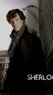 Benedict Cumberbatch as Sherlock Holmes Mobile Wallpaper