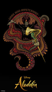Jafar Dark and Mysterious Aladdin Mobile Wallpaper