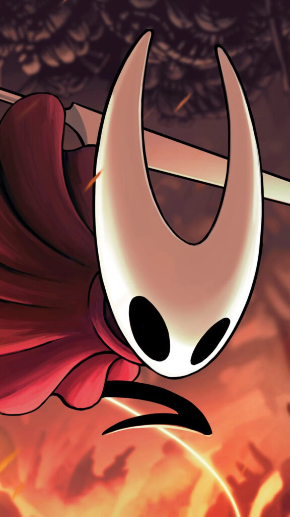 Hornet Hollow Knight Dynamic Battle Mobile Wallpaper