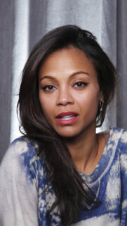 Zoe Saldana Natural Portrait Mobile Wallpaper