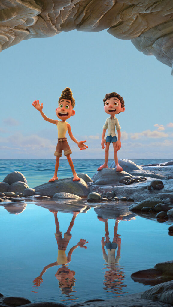 Alberto and Luca Exploring the Italian Coast Mobile Wallpaper
