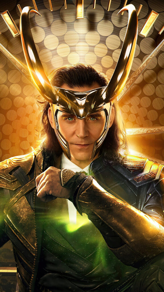 Loki God of Mischief Cinematic Portrait Mobile Wallpaper