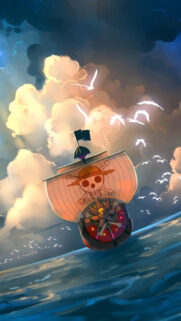 Sunny Go Sailing Through Stormy Skies Mobile Wallpaper