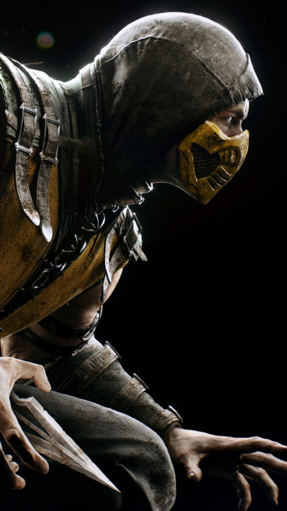 Scorpion Ninja Warrior Mobile Wallpaper