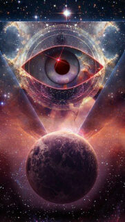 Third Eye Awakening Cosmic Energy and Spiritual Enlightenment Wallpaper