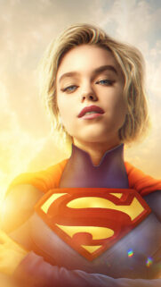 Supergirl Cinematic Close Up Portrait Mobile Wallpaper