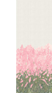 Pastel Pink Floral Meadow Mobile Wallpaper