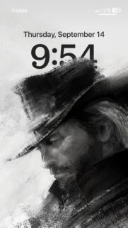 Arthur Morgan Monochrome Western Style Mobile Wallpaper