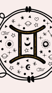 Gemini Zodiac Sign Astrology Aesthetic Celestial Phone Wallpaper