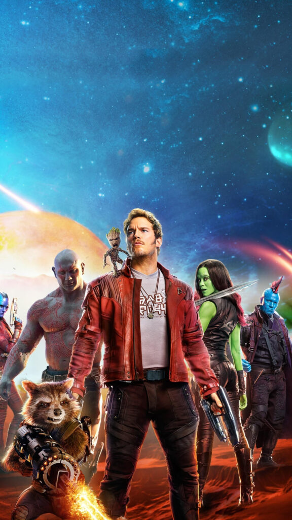 Guardians of the Galaxy Vol 2 Cinematic Mobile Wallpaper