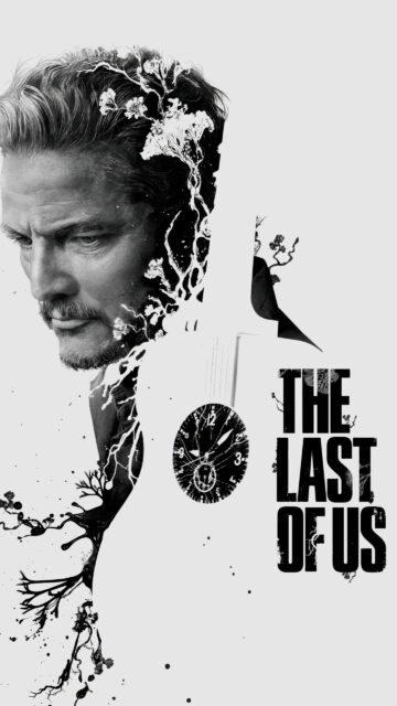 Joel Miller The Last of Us Minimalist Portrait Mobile Wallpaper