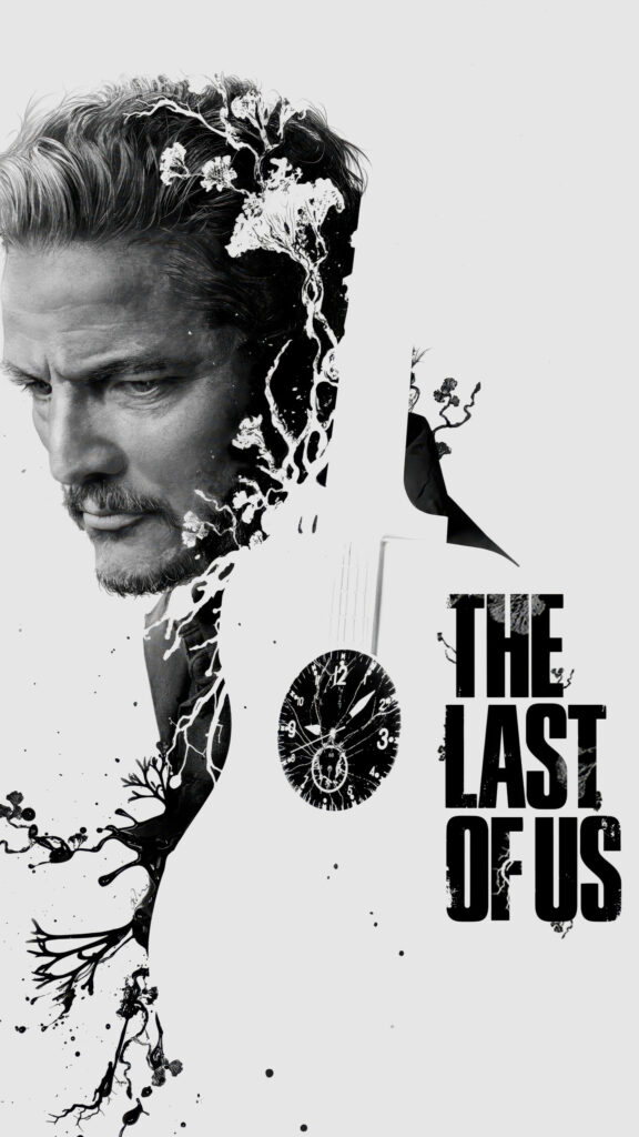 Joel Miller The Last of Us Minimalist Portrait Mobile Wallpaper