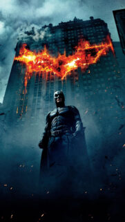 Batman Dark Knight Rises Building Fire Mobile Wallpaper