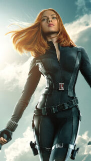 Black Widow Scarlett Johansson Cinematic Mobile Wallpaper