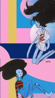 Marceline the Vampire Queen Adventure Time Mobile Wallpaper