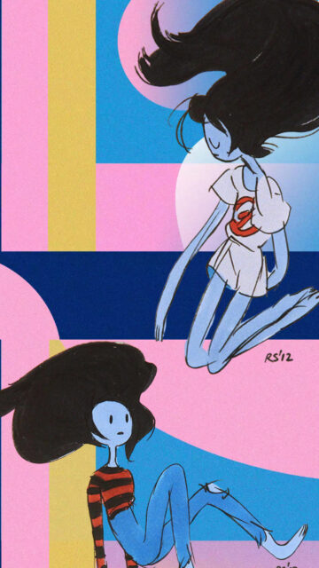 Marceline the Vampire Queen Adventure Time Mobile Wallpaper