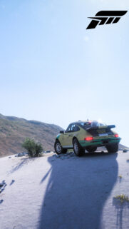 Porsche 911 Desert Flyer Rally Mobile Wallpaper