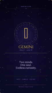 Gemini Zodiac Sign Aesthetic Spiritual Astrology Phone Wallpaper
