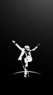 Minimalist Silhouette Dancer Mobile Wallpaper