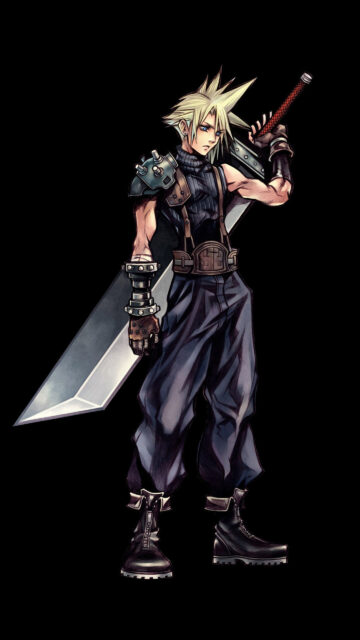 Cloud Strife Final Fantasy VII Remake Style Mobile Wallpaper