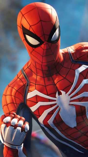 Spider-Man Advanced Suit Cinematic 4K Mobile Wallpaper
