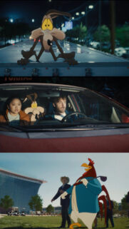 Looney Tunes Characters in Live Action Movie Mobile Wallpaper