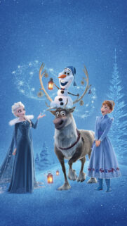 Frozen Holiday Adventure Olaf and Friends Mobile Wallpaper