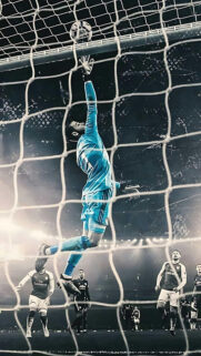 Stunning Goalkeeper Save Action Mobile Wallpaper