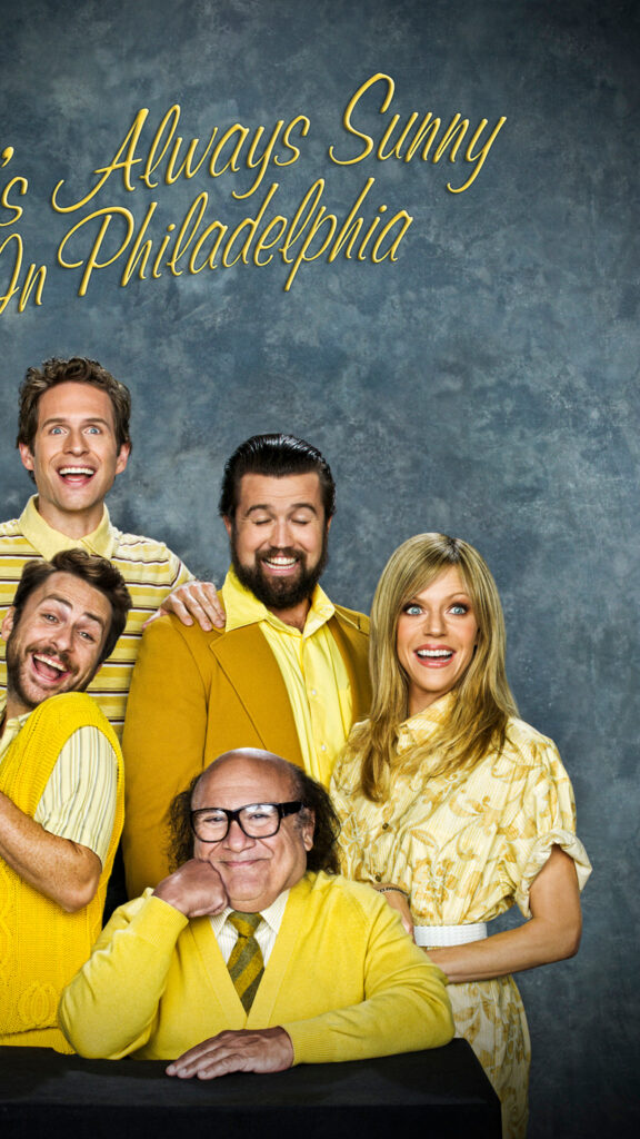 It's Always Sunny in Philadelphia Cast Mobile Wallpaper