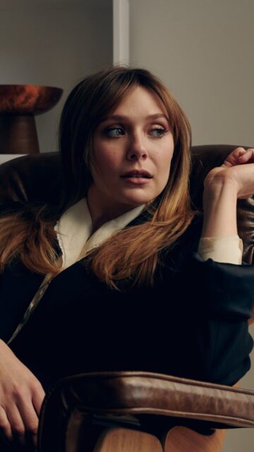 Elizabeth Olsen Portrait Mobile Wallpaper