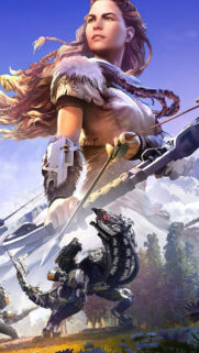 Aloy Horizon Zero Dawn Combat Mobile Wallpaper
