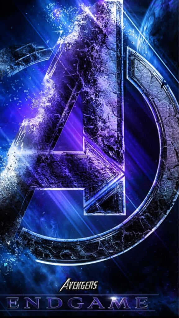 Avengers Endgame Cinematic Logo Mobile Wallpaper