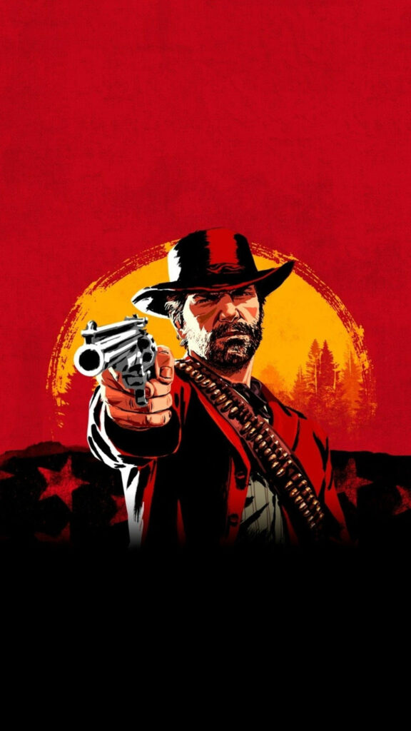 Arthur Morgan Red Dead Redemption Art Mobile Wallpaper
