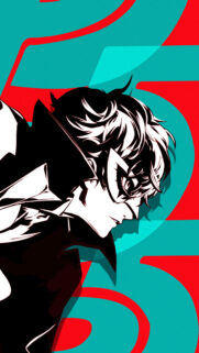 Joker Persona 5 Minimalist Art Mobile Wallpaper