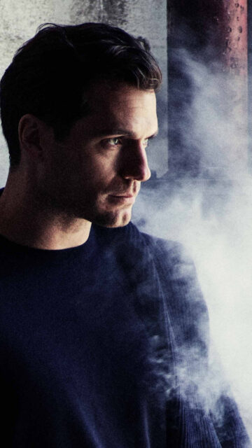 Portrait of Henry Cavill Cinematic Mobile Wallpaper