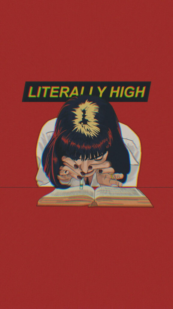 Mia Wallace Pulp Fiction Aesthetic Mobile Wallpaper