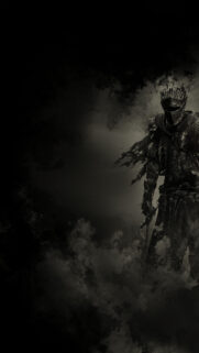 Dark Knight Fantasy Armor Mobile Wallpaper