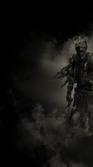 Dark Knight Fantasy Armor Mobile Wallpaper