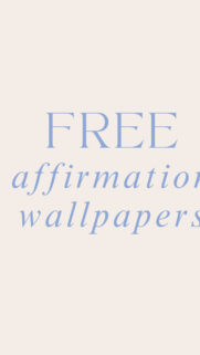 Positive Affirmation Vision Board Aesthetic Inspiration Phone Wallpaper