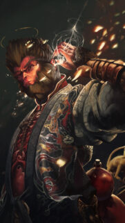 Sun Wukong Mythical Warrior Fantasy Mobile Wallpaper