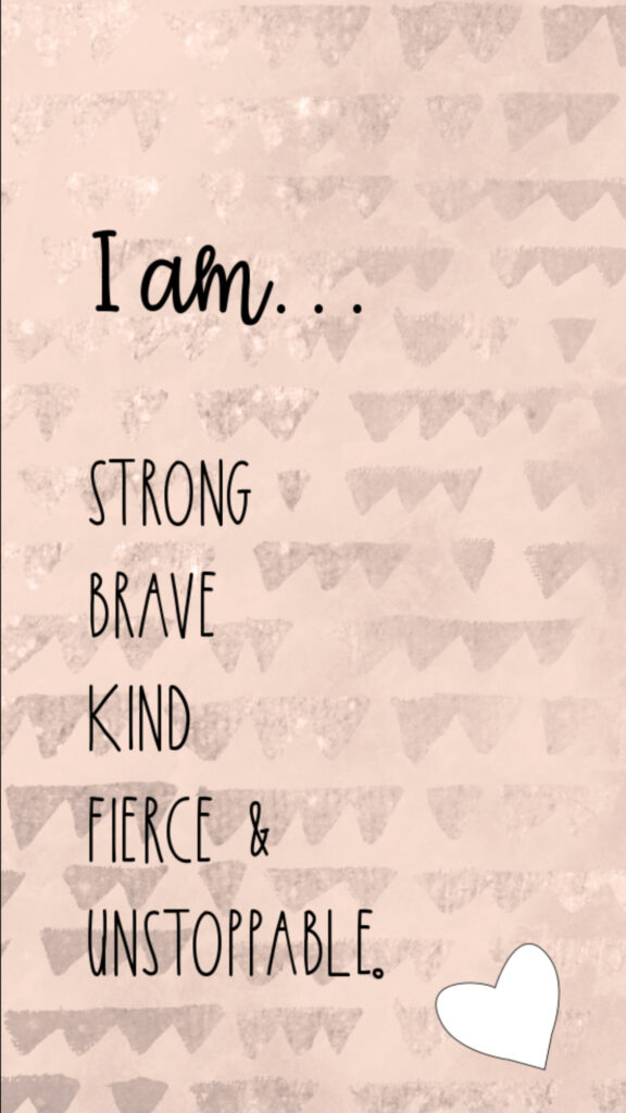 Positive Affirmation Manifestation Aesthetic Spiritual Phone Wallpaper