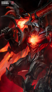 Aatrox League of Legends Demon Warrior Mobile Wallpaper