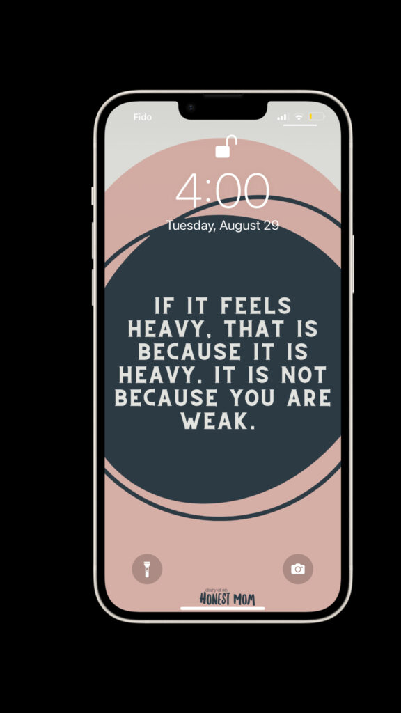Daily Affirmation Self-Compassion Mindful Phone Wallpaper