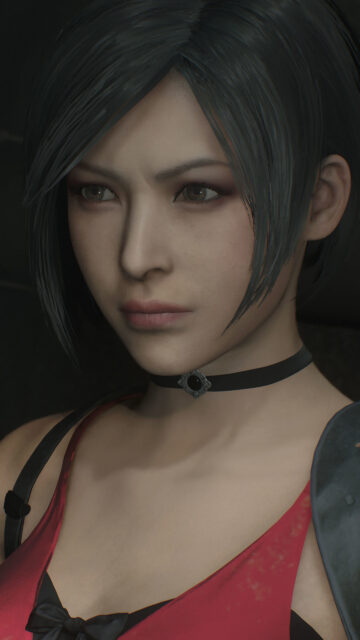 Ada Wong Resident Evil 4 Remake Cinematic Portrait Mobile Wallpaper