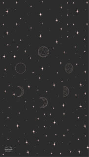 Moon Phase Lunar Cycle Spiritual Energy Design for Mobile Wallpaper