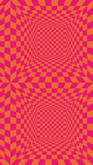 Abstract Geometric Checkerboard Pattern Mobile Wallpaper