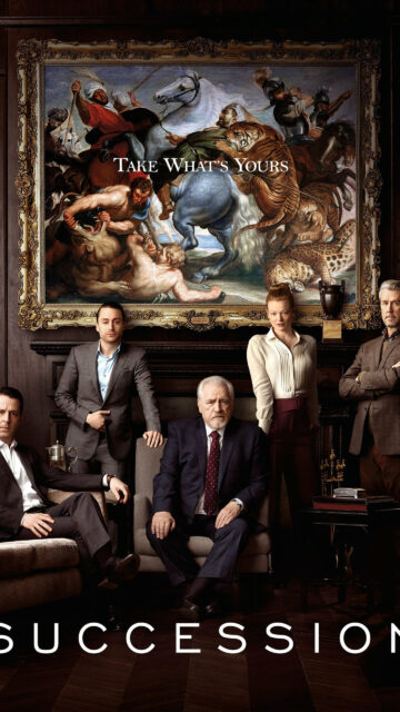 Succession Cast Portrait Mobile Wallpaper