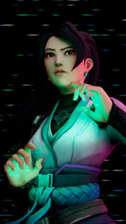 Sage Valorant Fan Art Portrait Phone Wallpaper