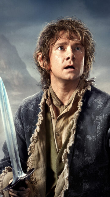 Bilbo Baggins The Hobbit Character Portrait Mobile Wallpaper