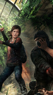 Ellie Confronting Enemy Mobile Wallpaper